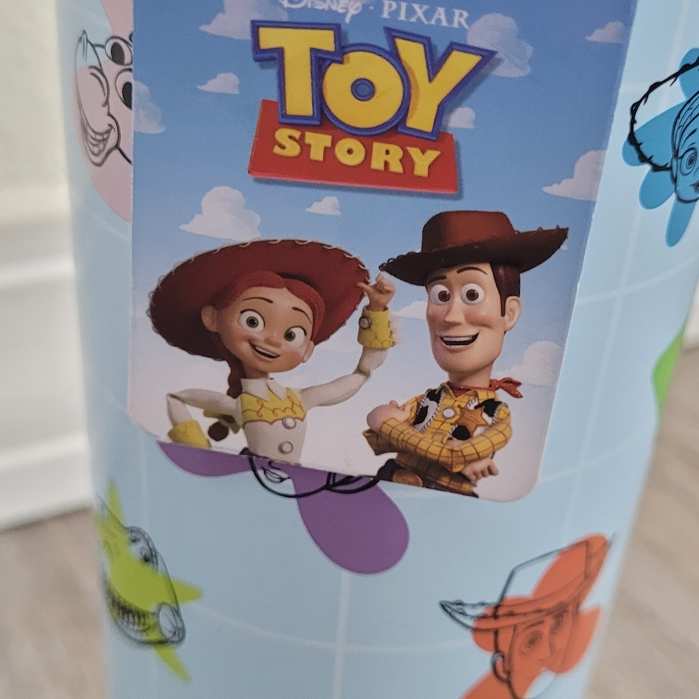 Toy Story 24 oz Tumbler with Blue Lid and Straw, New - Picture 11 of 11